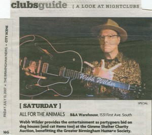 Birmingham Humane Society gig