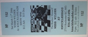 KC '06 ticket